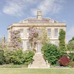 The Garden Facade of Hamswell House Wedding Venue. Photograph by Jennifer Jane Photography